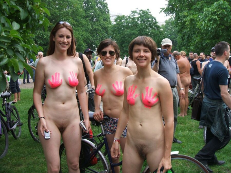 Free porn pics of World Naked Bike Ride 2 of 40 pics