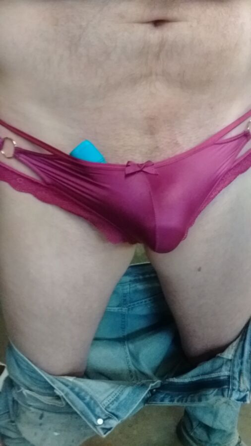 Free porn pics of Favorite panties and a new toy 2 of 13 pics