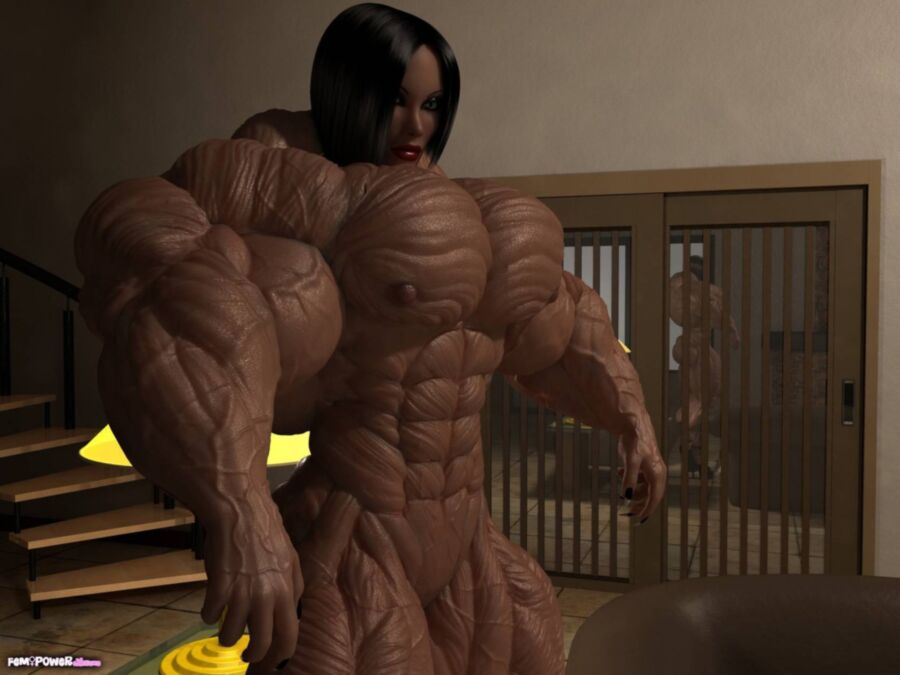 Free porn pics of Aria Muscle Girl 3 of 25 pics