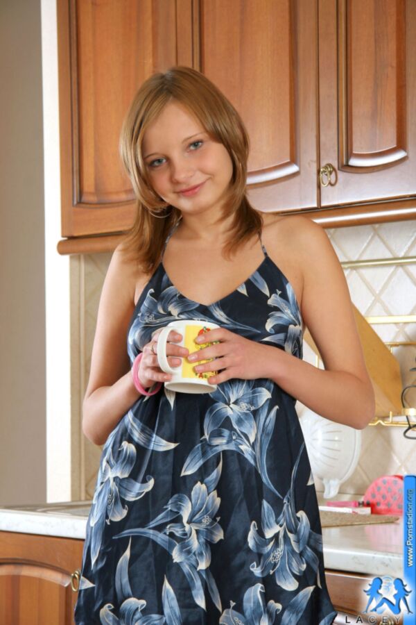 Free porn pics of Cute Teens - LACEY - Kitchen Fun 6 of 81 pics