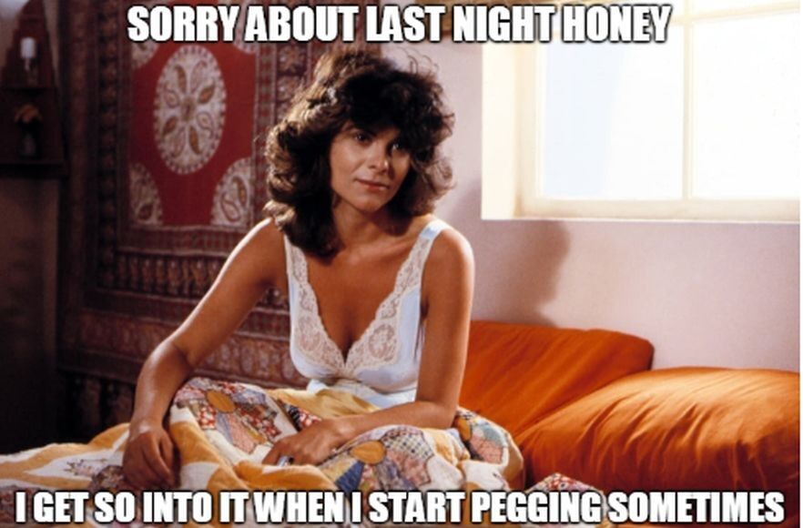 Free porn pics of Adrienne Barbeau sissy captions 9 of 12 pics