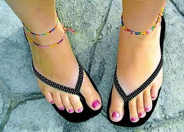 Free porn pics of Pink toenails 4 of 7 pics