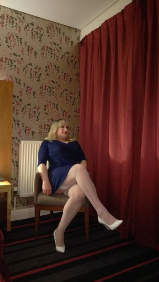 Free porn pics of Blonde Crossdresser in Chastity 1 of 21 pics