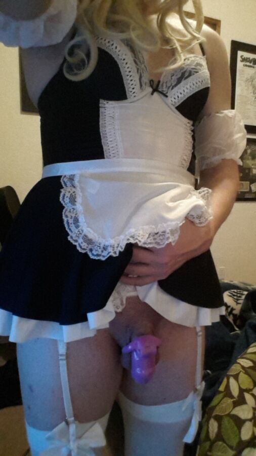 Free porn pics of Chloe Jane: French Maid 1 of 10 pics