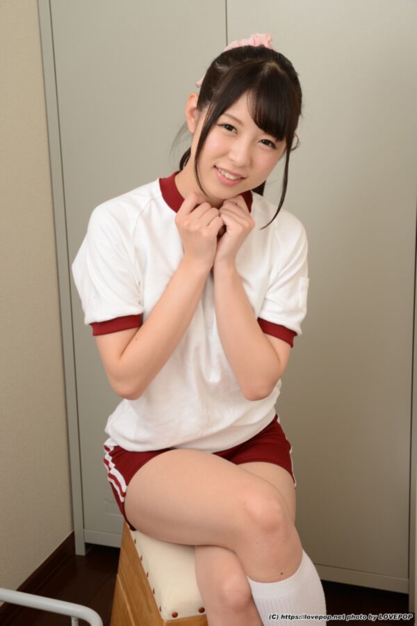 Free porn pics of Rena Aoi - tight red gym shorts after practice 11 of 68 pics