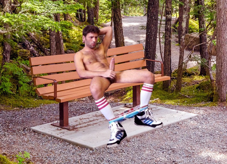 Free porn pics of gay men wearing tube socks in the park 23 of 30 pics