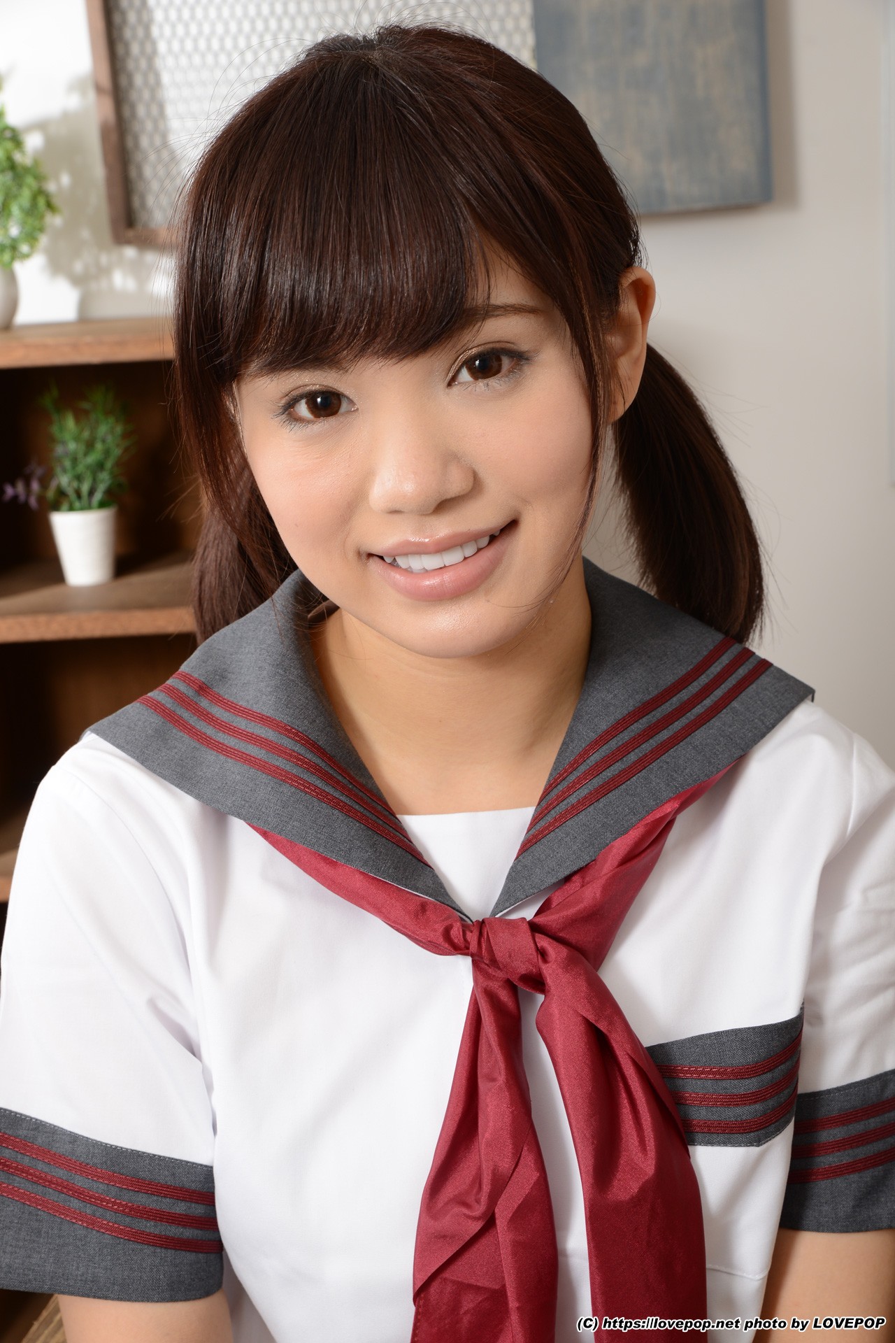 Free porn pics of Cute schoolgirl Akiyoshi Kanon teases the class 20 of 101 pics