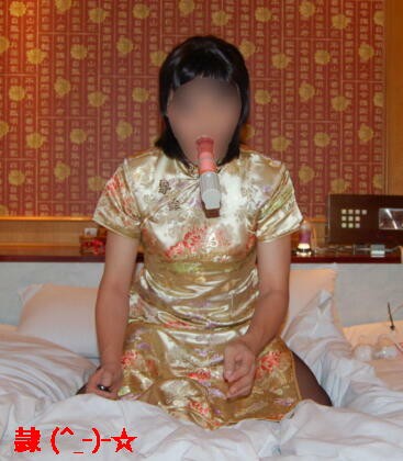 Free porn pics of japanese crossdresser gold qipao toy 7 of 9 pics