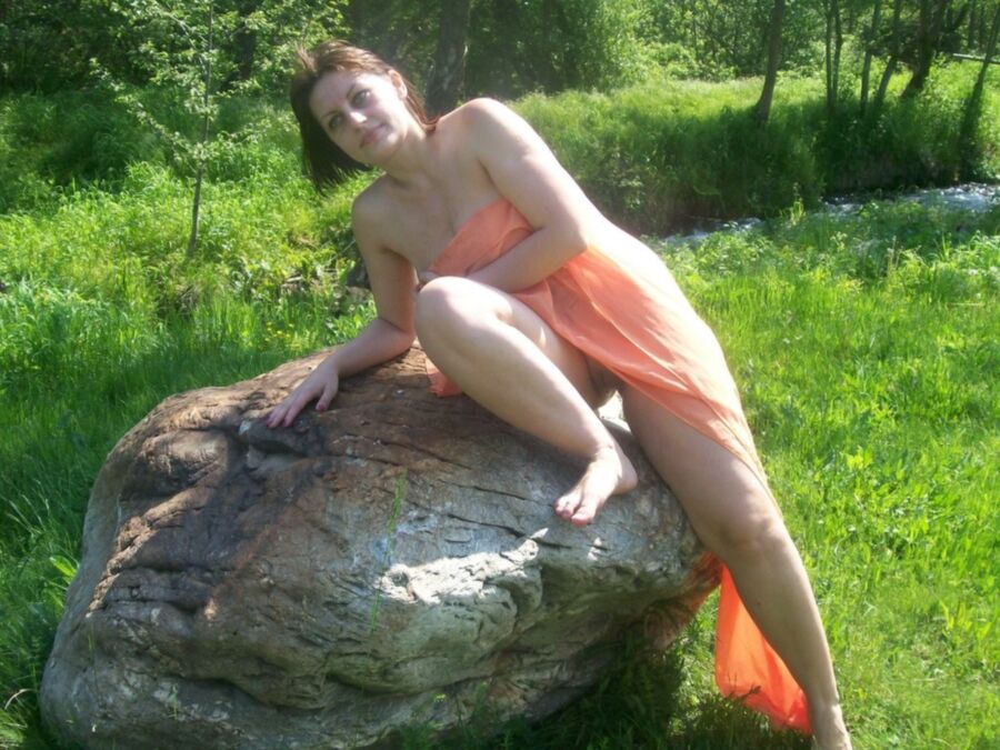 Free porn pics of Nude MILF posing in nature 10 of 31 pics