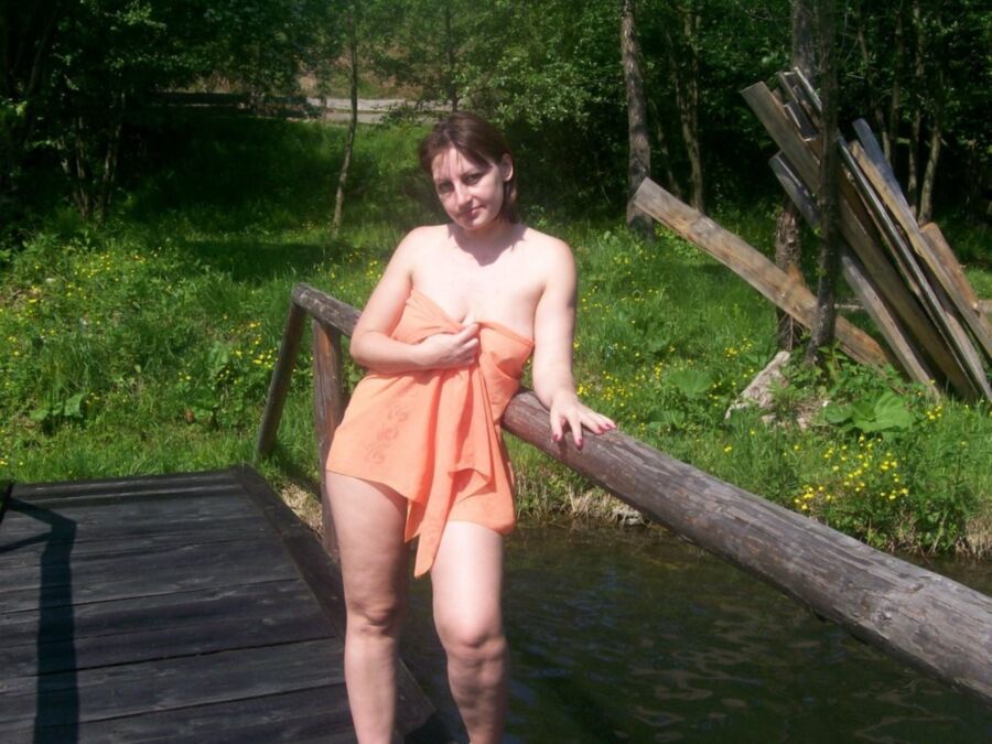 Free porn pics of Nude MILF posing in nature 24 of 31 pics