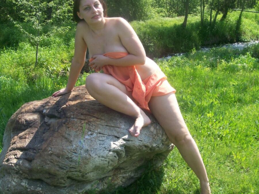 Free porn pics of Nude MILF posing in nature 12 of 31 pics