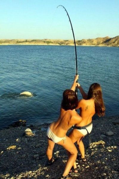 Free porn pics of Girls Who Look Great and Like Fishing!  20 of 33 pics