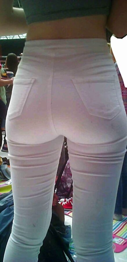 Free porn pics of White Jeans Tight Beauty Ass 11 of 15 pics