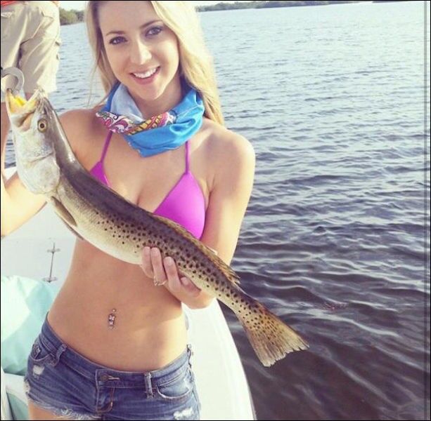 Free porn pics of Girls Who Look Great and Like Fishing!  9 of 33 pics