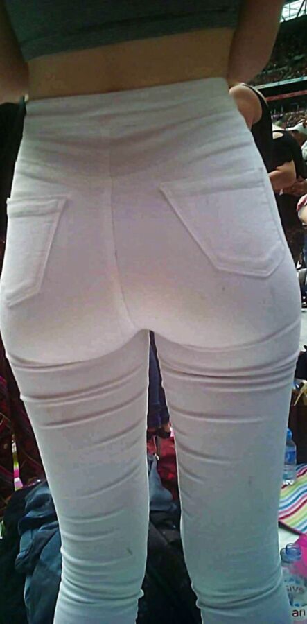 Free porn pics of White Jeans Tight Beauty Ass 2 of 15 pics
