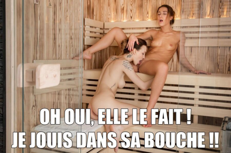 Free porn pics of Sauna entre filles (french caption) 24 of 24 pics