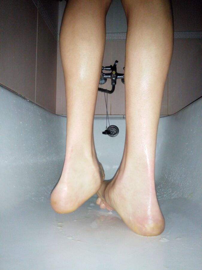 Free porn pics of My Wet Flat Soles In Shower Gel  16 of 18 pics