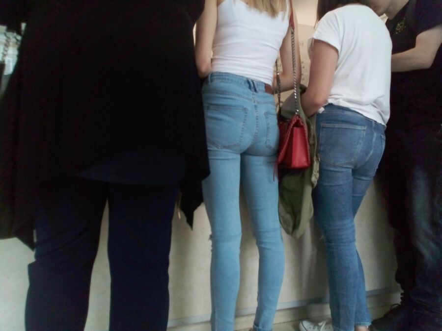 Free porn pics of Candid asses in tight jeans 3 of 45 pics