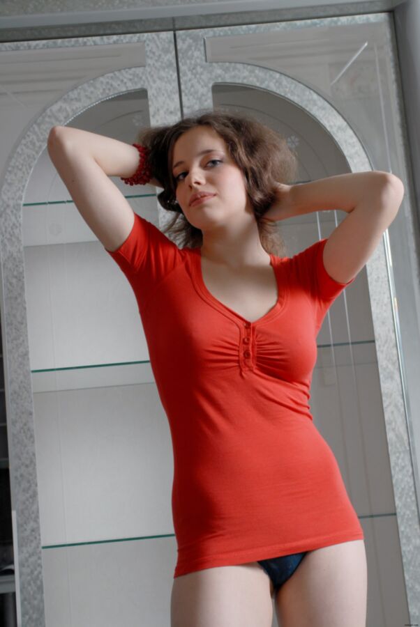 Free porn pics of Cute Teens - ZHENYA - Red Dress 14 of 175 pics
