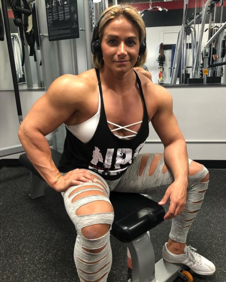 Free porn pics of Theresa Ivancik! Gorgeous Bodybuilding Beauty! 24 of 39 pics