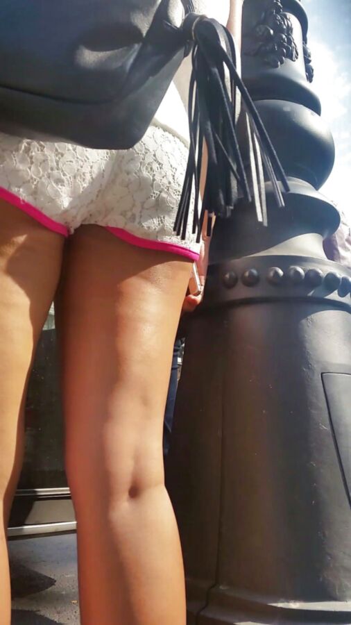 Free porn pics of CANDID WHITE SHORTS 22 of 27 pics