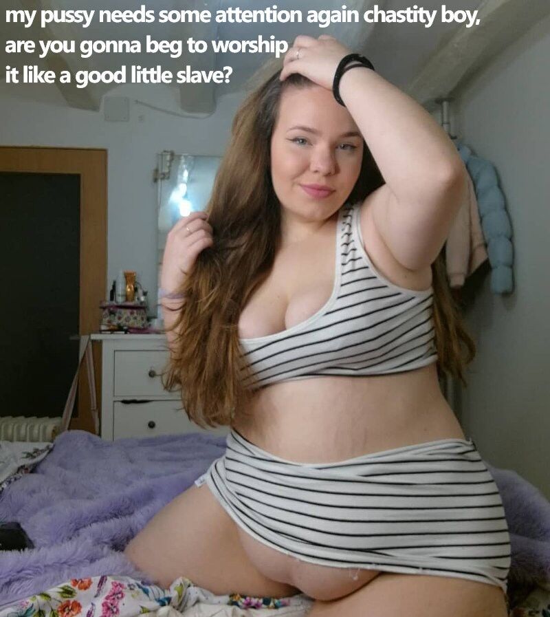 Free porn pics of bbw mistress - femdom chastity slave 2 of 20 pics