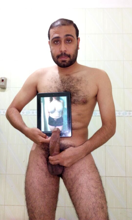 Free porn pics of A horny Egyptian man poses for my sexy wife! Fan tribute. 3 of 19 pics