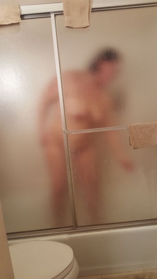 Free porn pics of Sneaky shower door unaware  6 of 59 pics