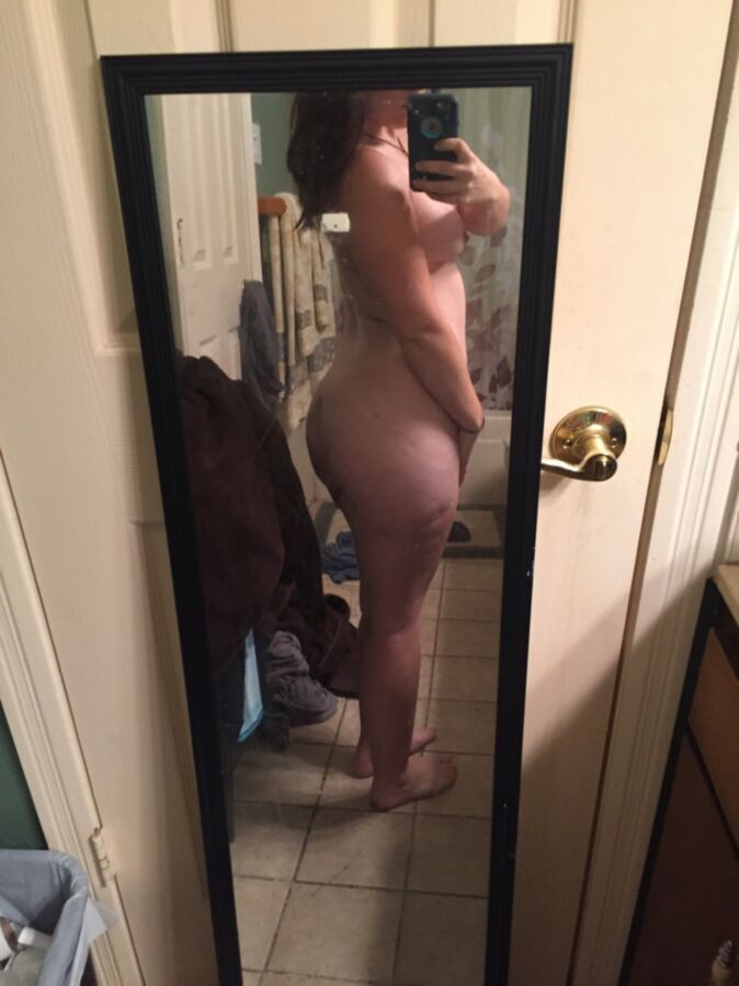 Free porn pics of Chubby Girl with Small Saggy Tits 8 of 10 pics