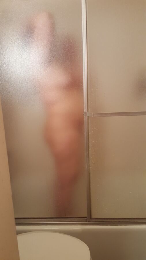 Free porn pics of Sneaky shower door unaware  16 of 59 pics