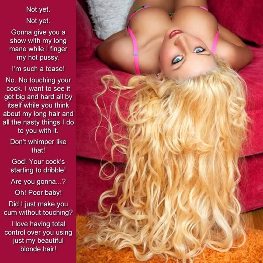 Free porn pics of Captions - Hair fetish 12 of 52 pics