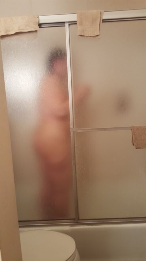 Free porn pics of Sneaky shower door unaware  10 of 59 pics