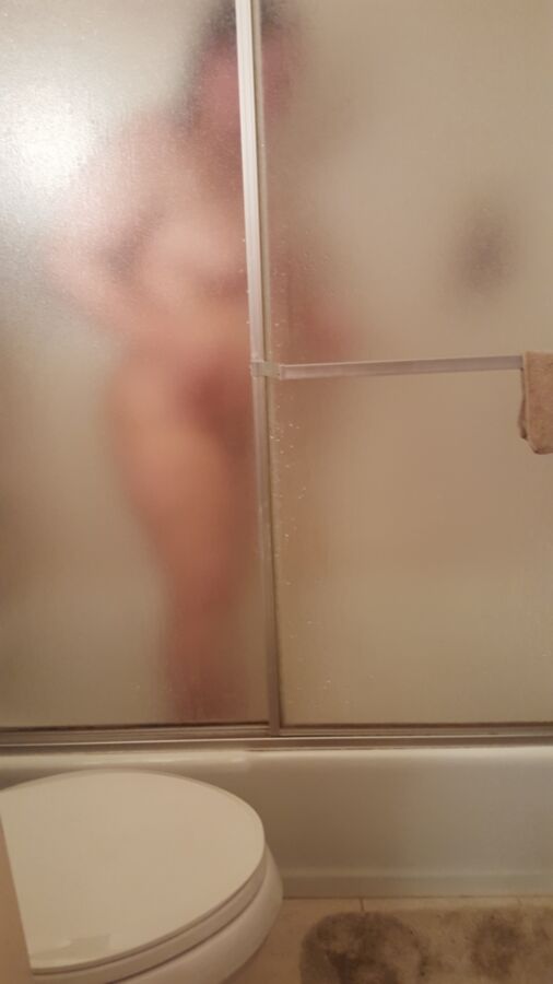 Free porn pics of Sneaky shower door unaware  17 of 59 pics