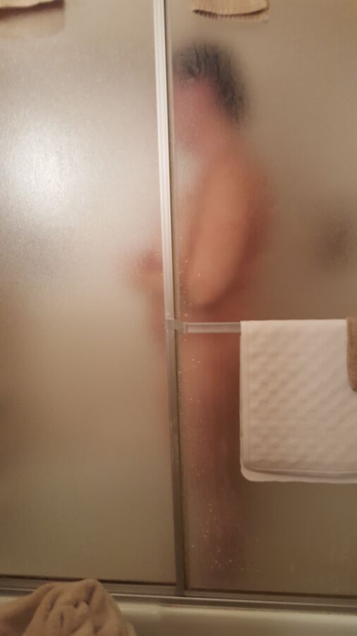 Free porn pics of Sneaky shower door unaware  2 of 59 pics