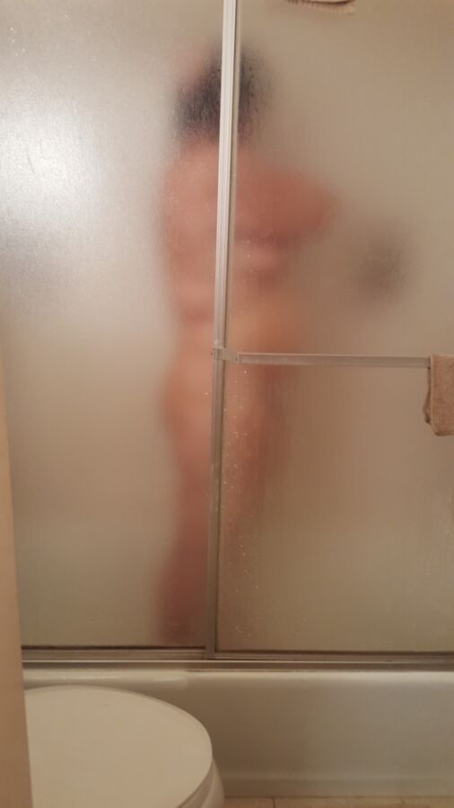 Free porn pics of Sneaky shower door unaware  4 of 59 pics