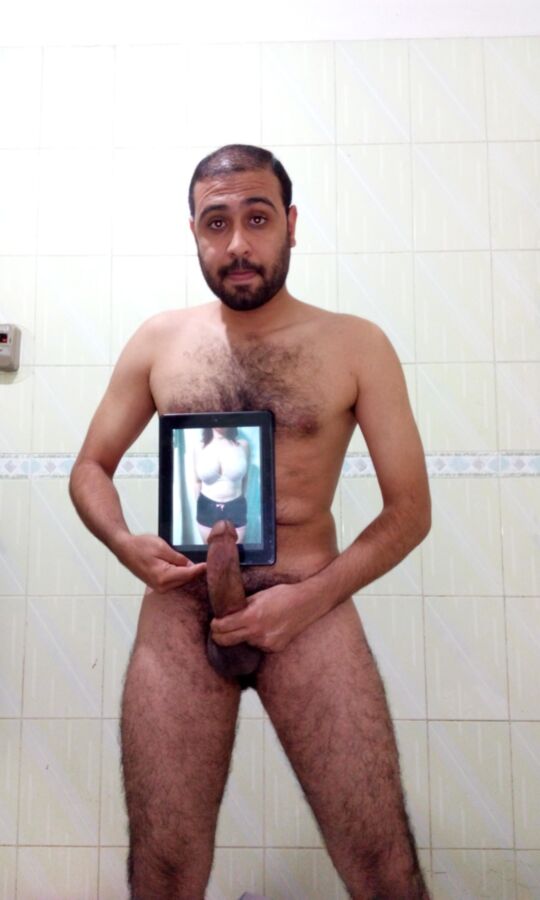 Free porn pics of A horny Egyptian man poses for my sexy wife! Fan tribute. 7 of 19 pics