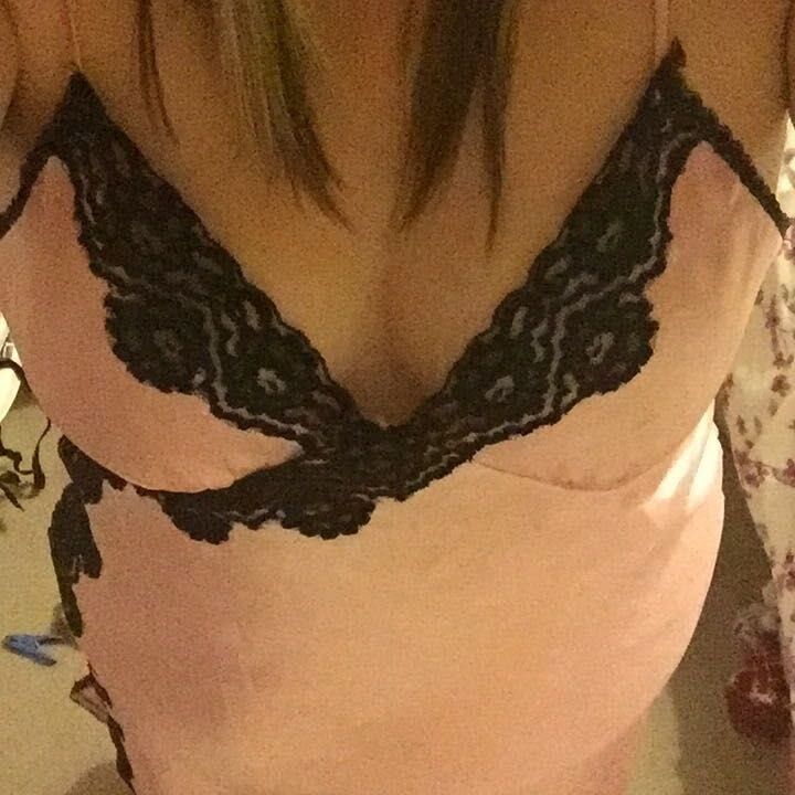 Free porn pics of UK Wife in various long satin nightgowns 23 of 23 pics