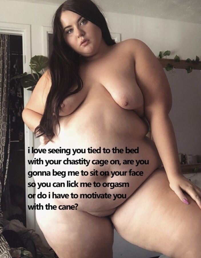 Free porn pics of bbw femdom - chastity slave humiliation 1 of 20 pics