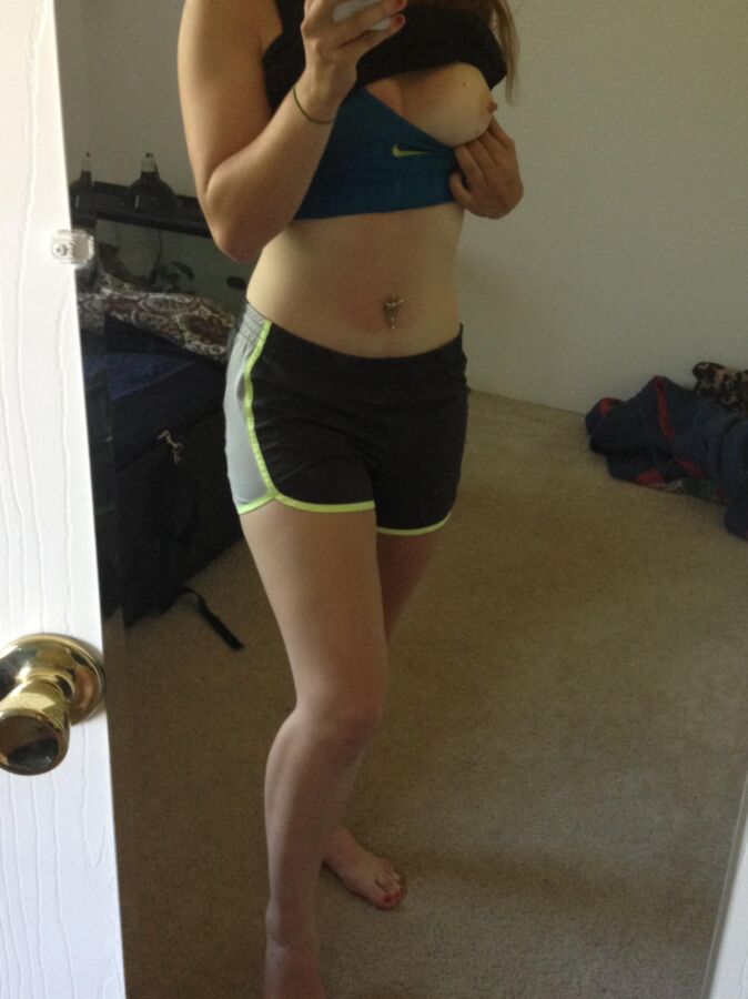 Free porn pics of Molly: Post Workout Selfies 24 of 27 pics