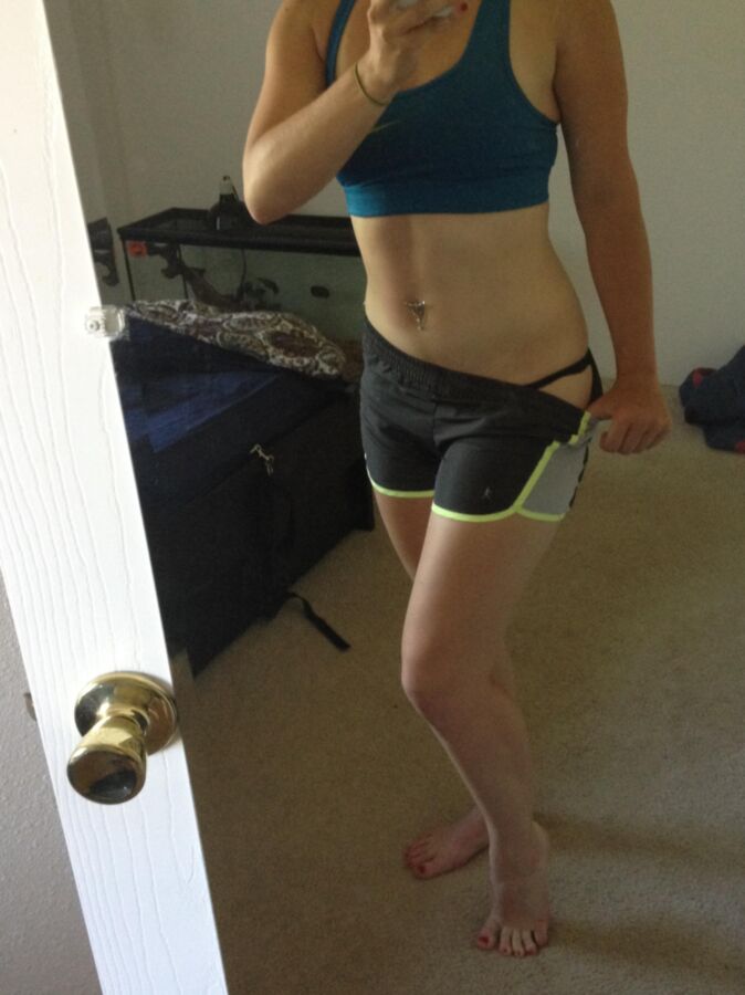 Free porn pics of Molly: Post Workout Selfies 7 of 27 pics