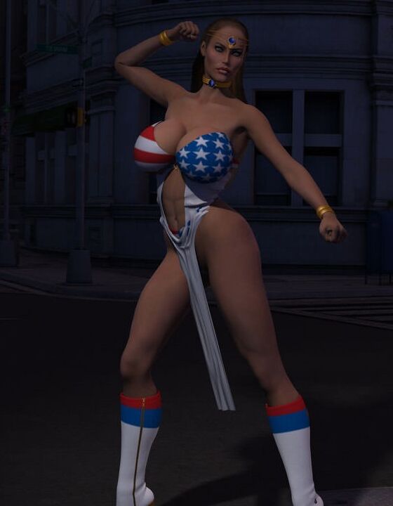 Free porn pics of Captured Heroines - Lady Freedom 1 of 240 pics