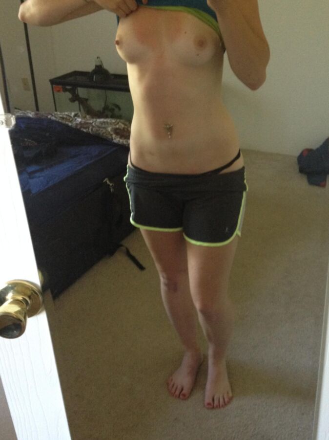 Free porn pics of Molly: Post Workout Selfies 14 of 27 pics