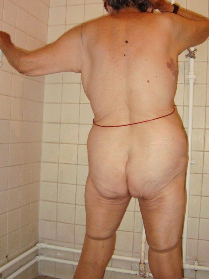 Free porn pics of Latina/Latino Granny under the shower 9 of 16 pics