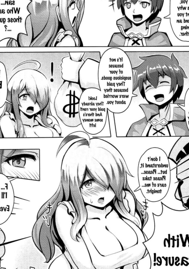 Free porn pics of Turning This Poor Shopkeeper Into Sex Goods! (Konosuba)(English) 6 of 26 pics