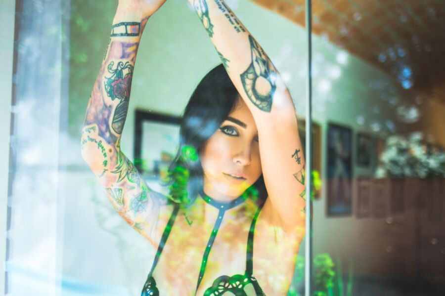 Free porn pics of Suicide Girls Eveel - through the window 3 of 55 pics