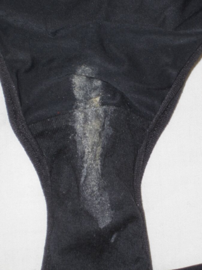 Free porn pics of Dirty black panties from my wife 21 of 24 pics