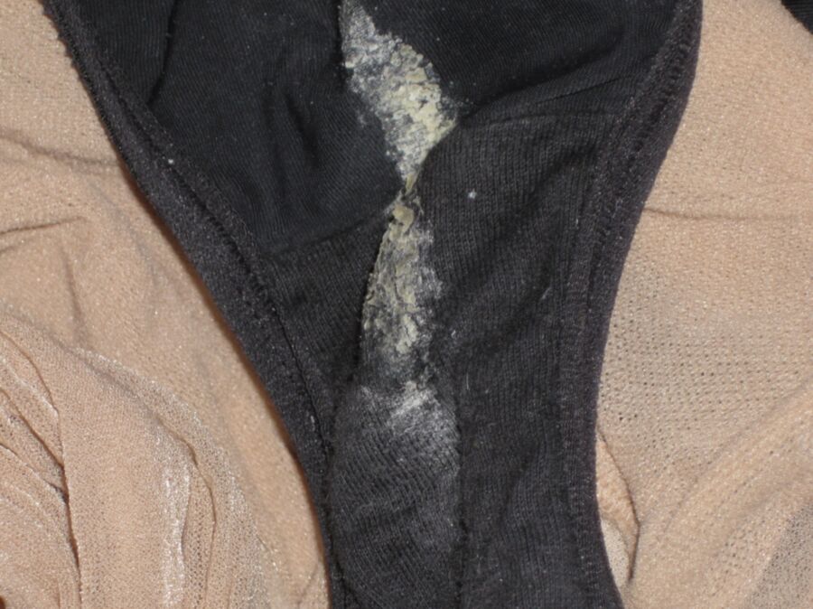 Free porn pics of Dirty black panties from my wife 9 of 24 pics