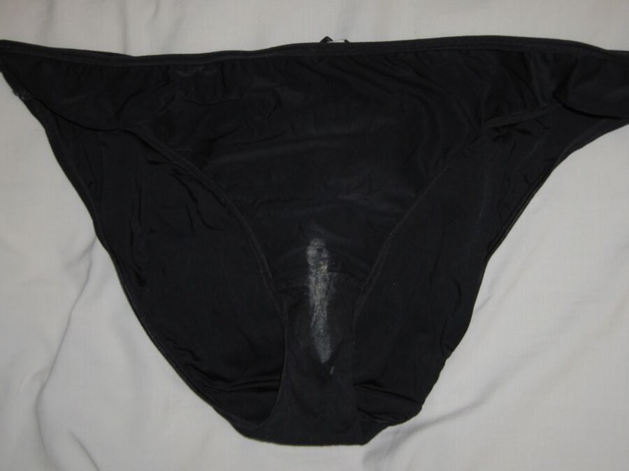 Free porn pics of Dirty black panties from my wife 17 of 24 pics