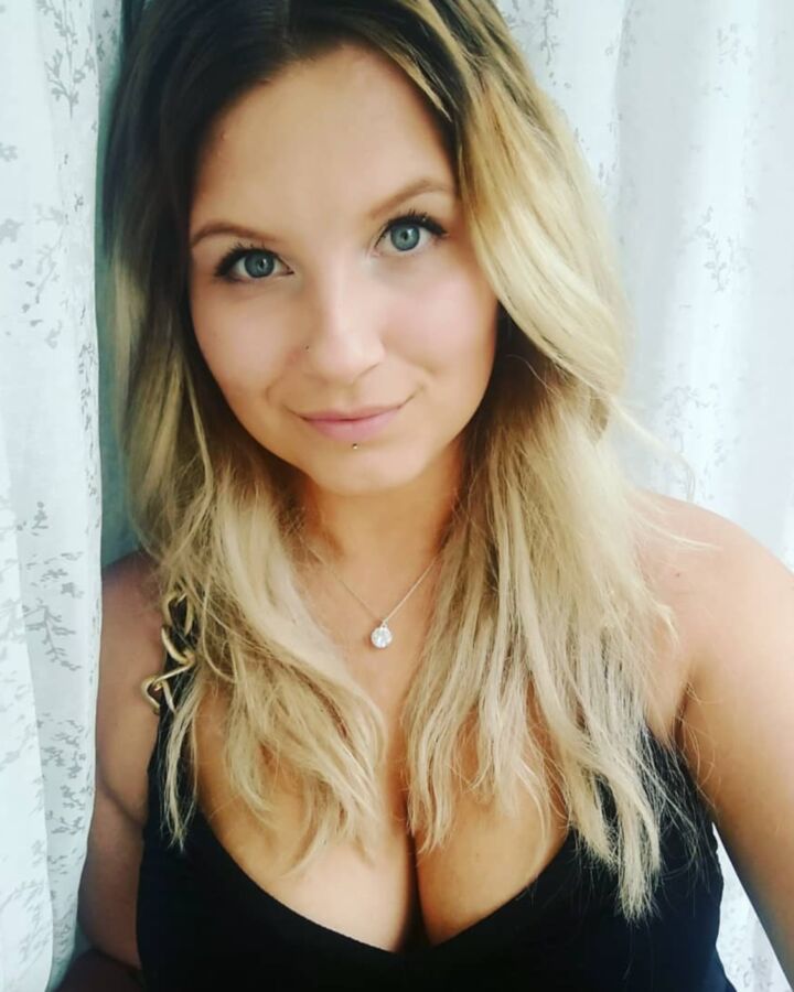 Free porn pics of Busty Amateur Blonde proud of her cleavage 17 of 48 pics