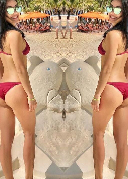 Free porn pics of Sammi GLX Asian Erection Machine Exposes Ass Thong Bikini 2 of 15 pics